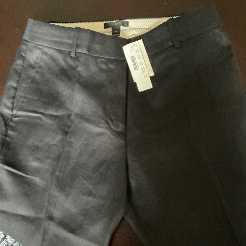 J. Crew Charcoal Women's Linen Dress Pants